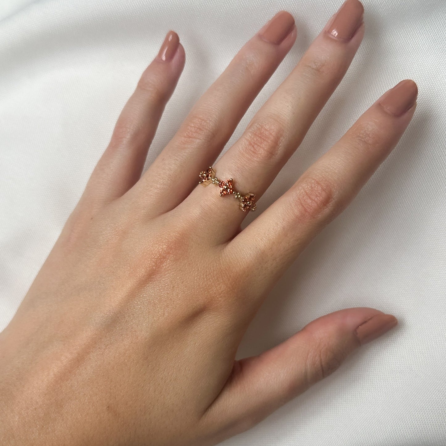 Anillo Cielo Naranja