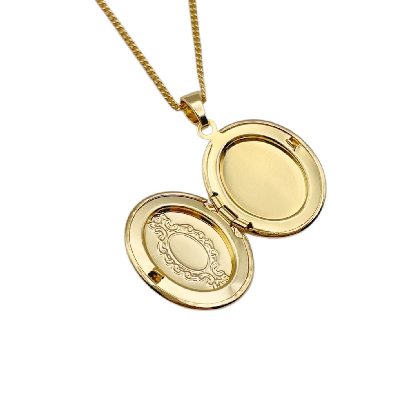 Collar Relicario - Oval Encanto Grande