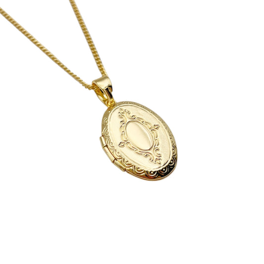 Collar Relicario - Oval Fantasía