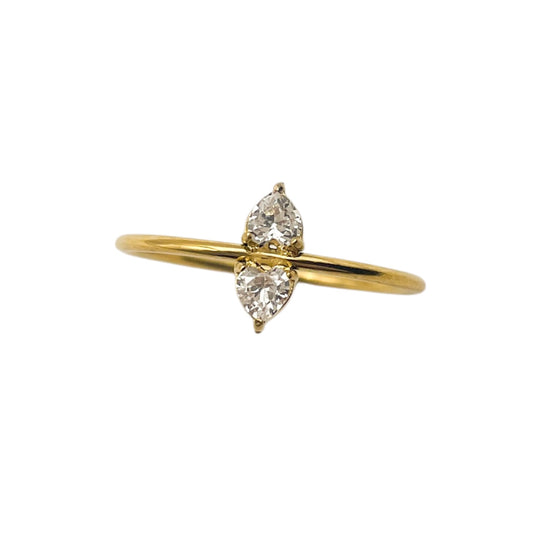 Anillo Duo Corazón