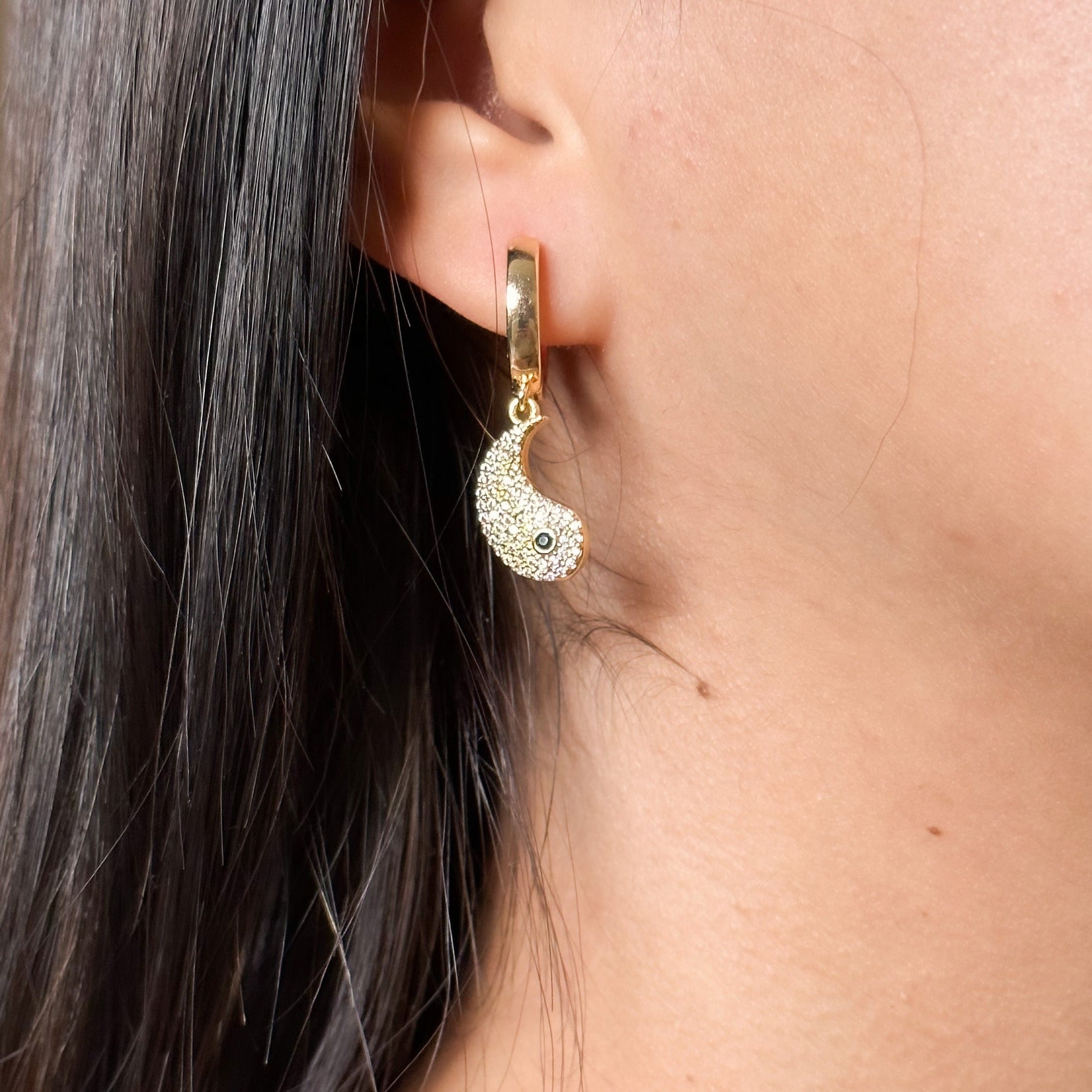 Aretes Ying & Yang