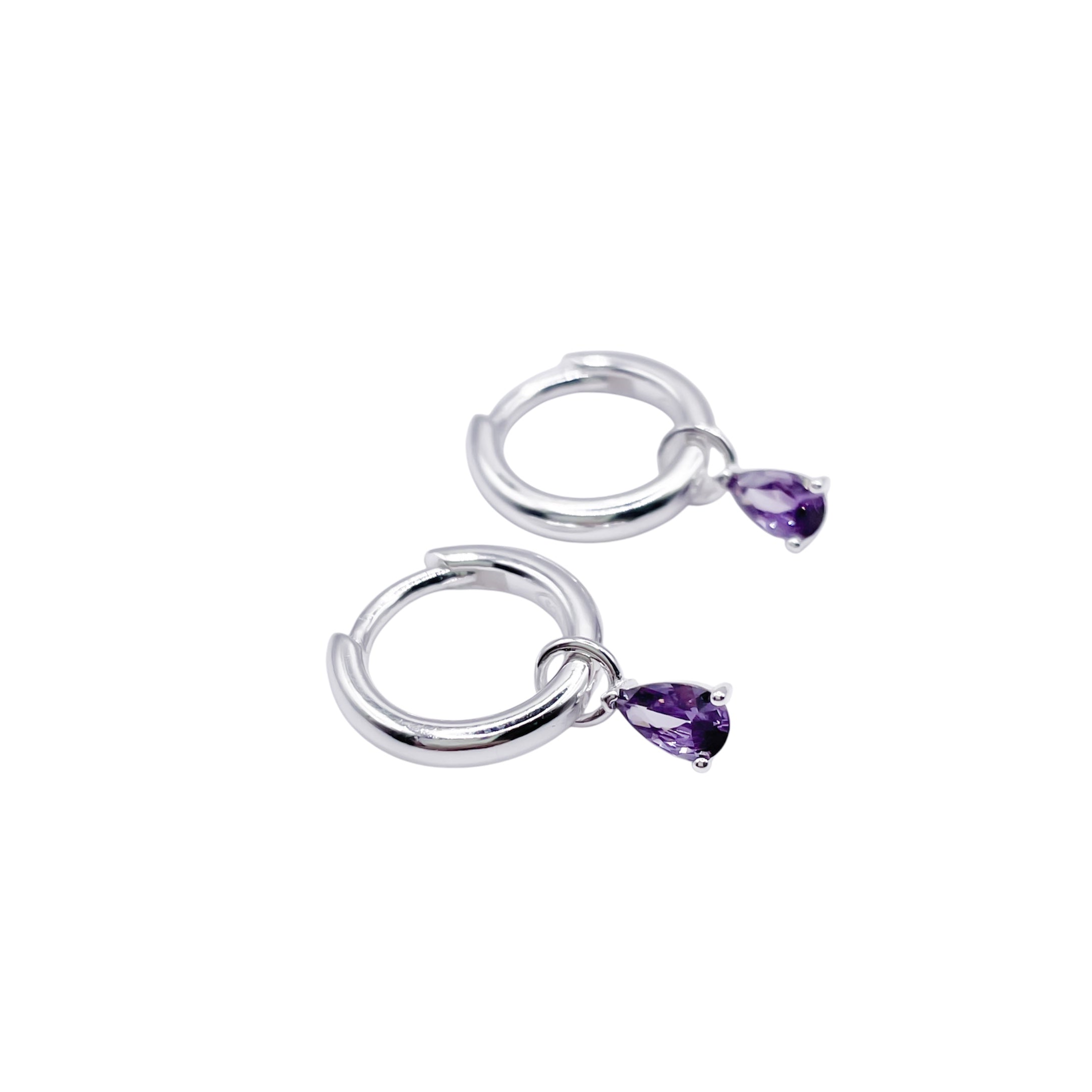 Aretes Bugambilia - plata