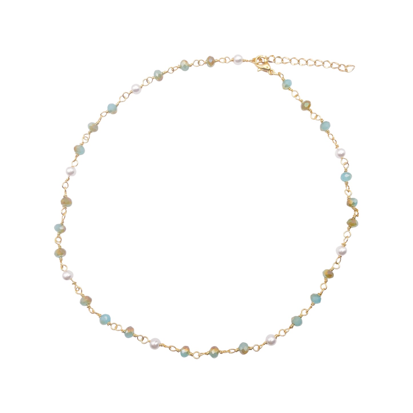 Choker Aqua Stones