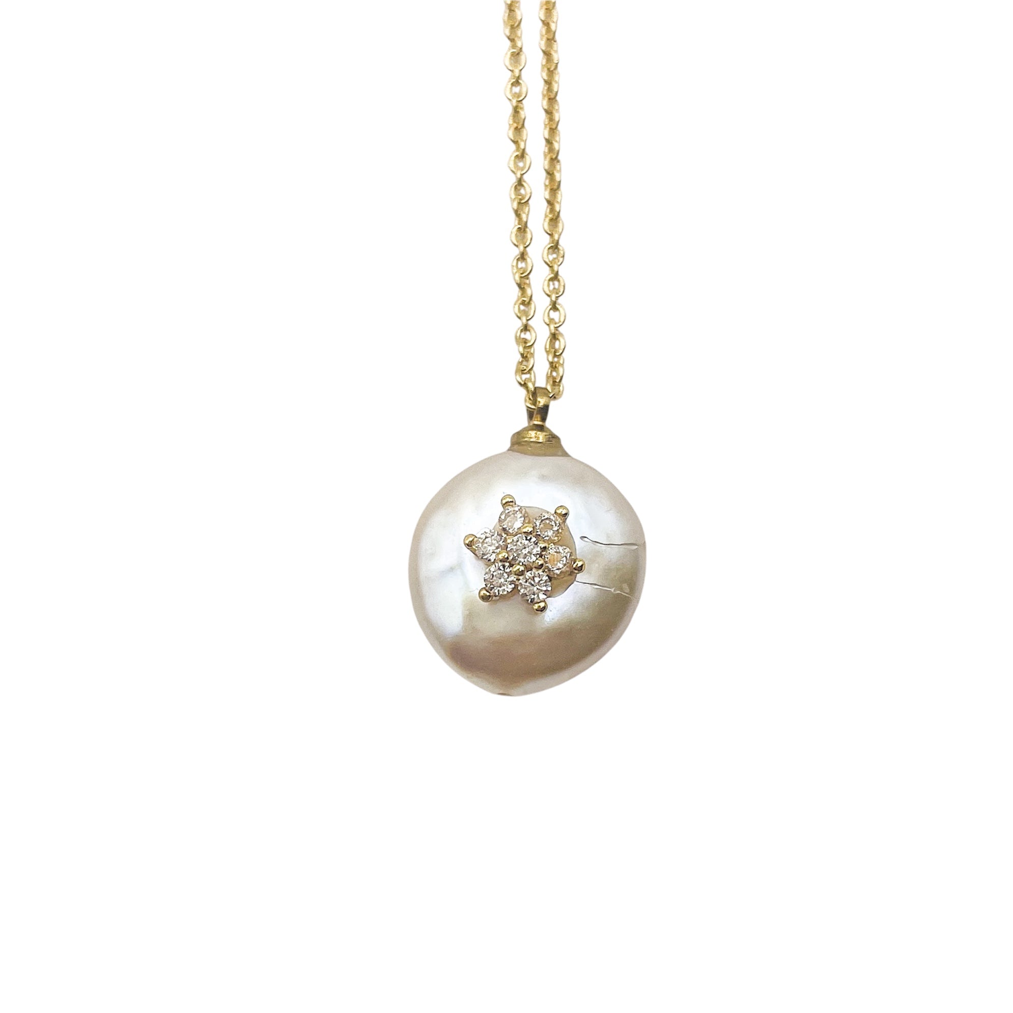 Collar Mini Space Pearl