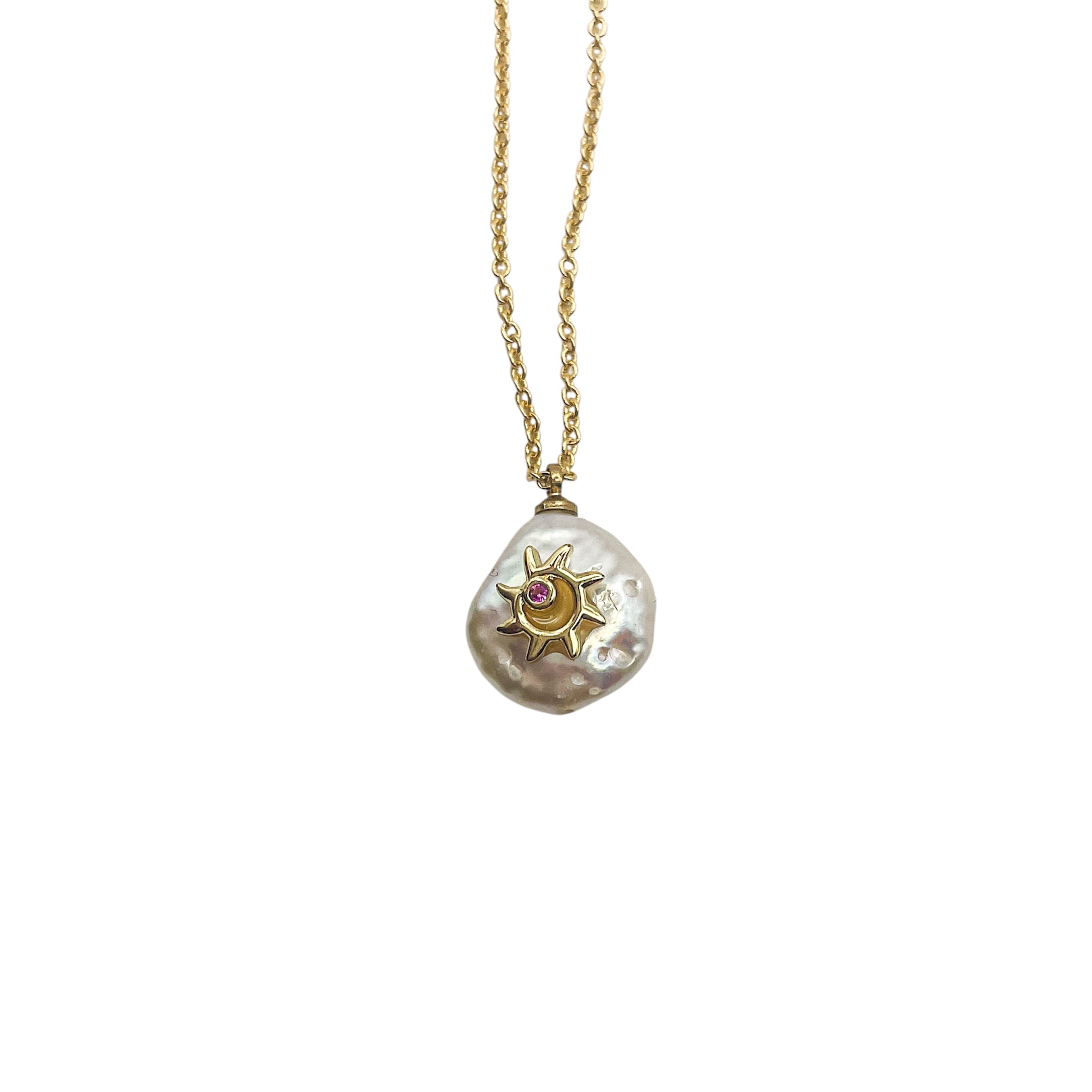 Collar Mini Space Pearl