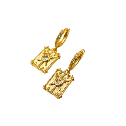 Aretes Mini Card Heart