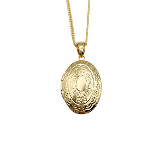 Collar Relicario - Oval Mágico