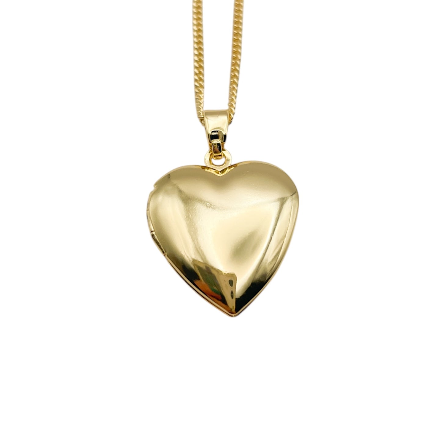 Collar Relicario - Corazón Liso