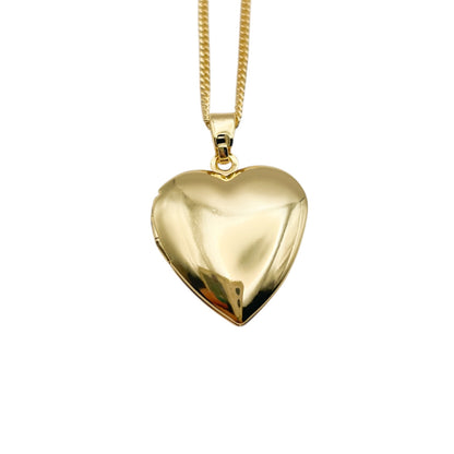 Collar Relicario - Corazón Liso
