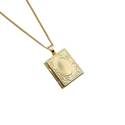 Collar Relicario - Libro Mágico