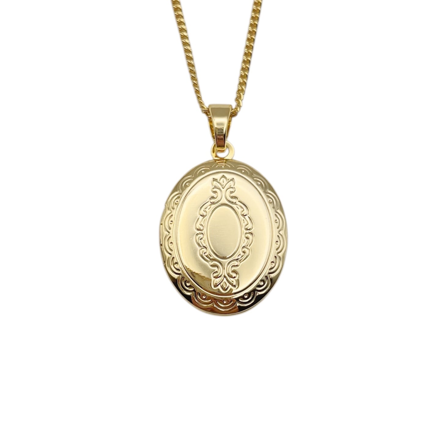 Collar Relicario - Oval Encanto Grande