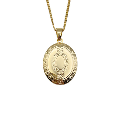 Collar Relicario - Oval Encanto Grande