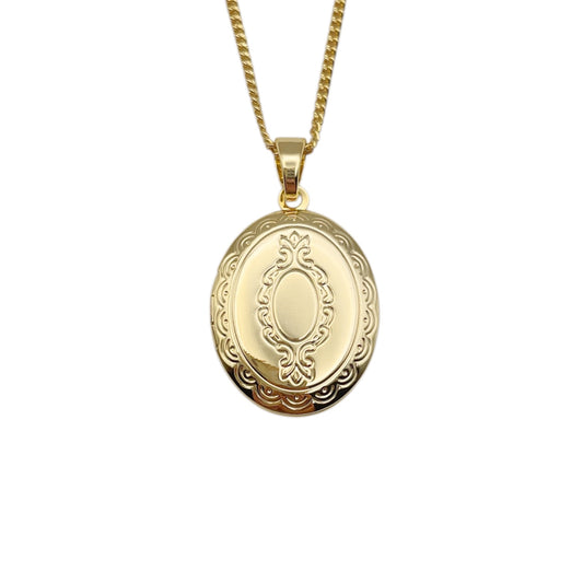 Collar Relicario - Oval Encanto Grande