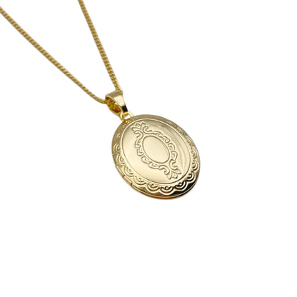 Collar Relicario - Oval Encanto Grande